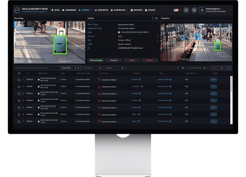 Scylla PTD dashboard