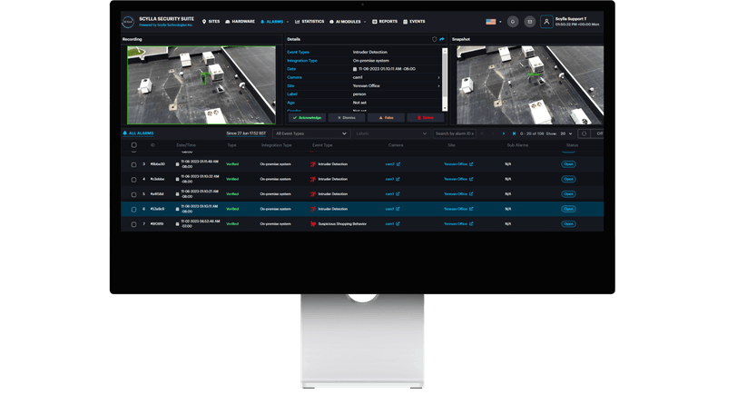 Perimeter intrusion detection and access control