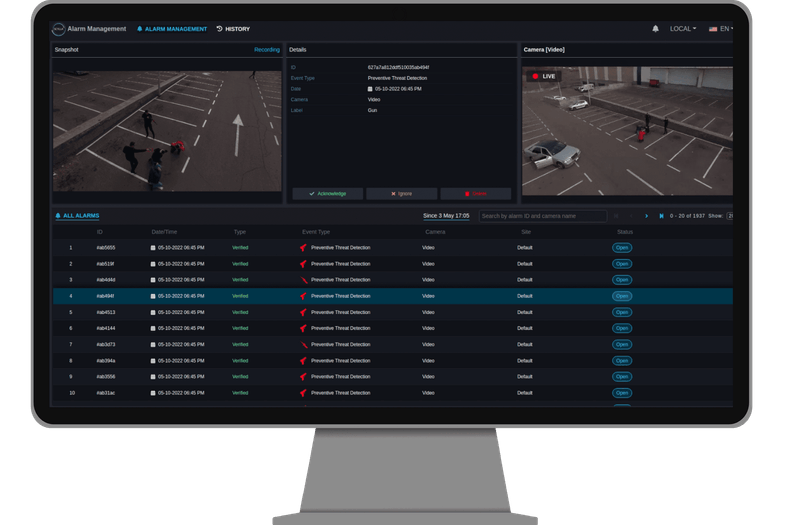 Scylla drone security dashboard