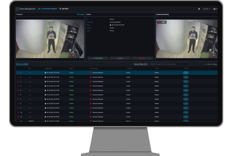 Scylla IDS dashboard