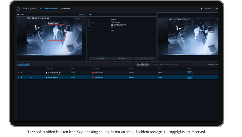 Loss prevention and external theft detection