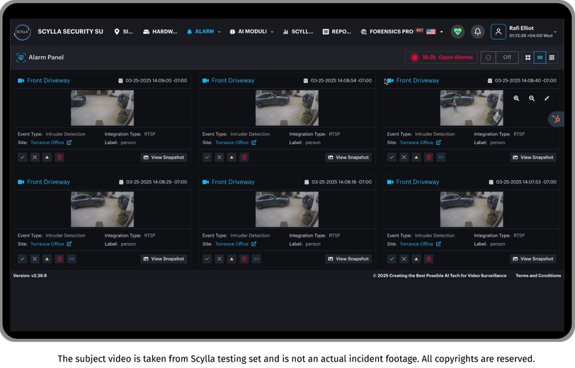 Advanced visible weapon detection