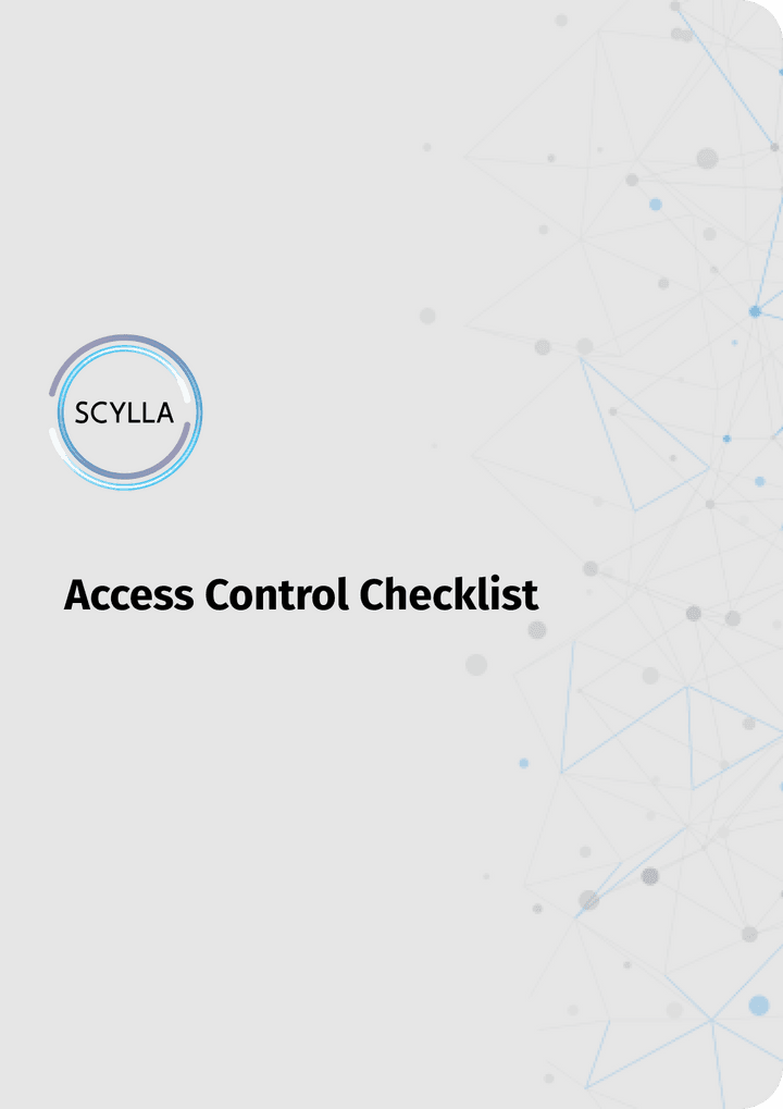 Access Control Checklist