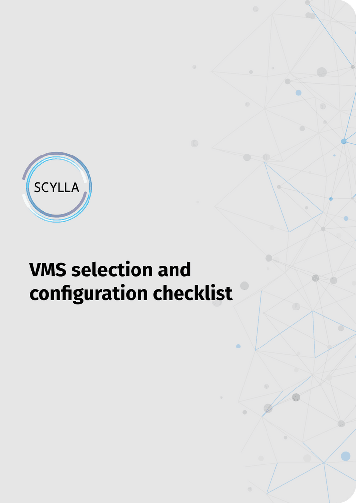 VMS Selection and Configuration Checklist