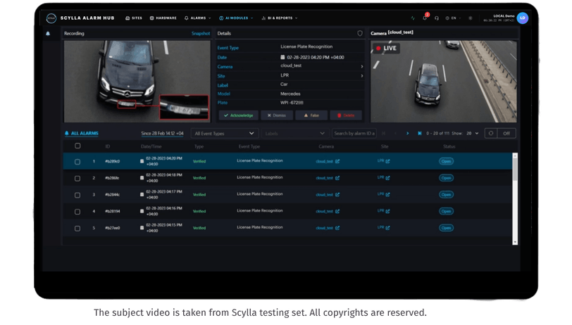 Develop leads on vehicles and persons of interest