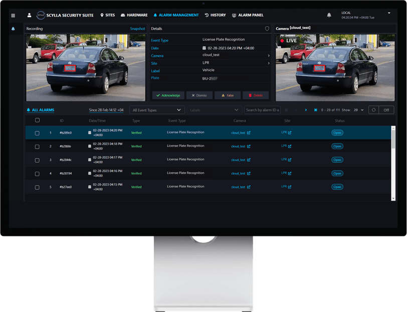 Scylla VIT dashboard