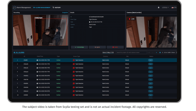 Aggressive behavior detection