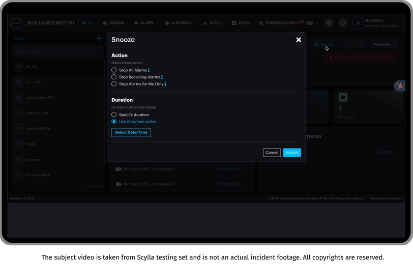 Advanced visible weapon detection