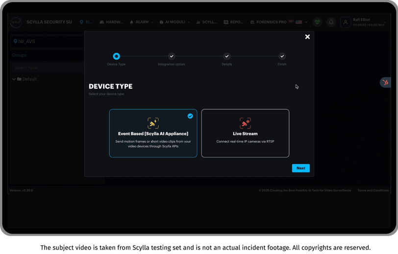 Advanced visible weapon detection