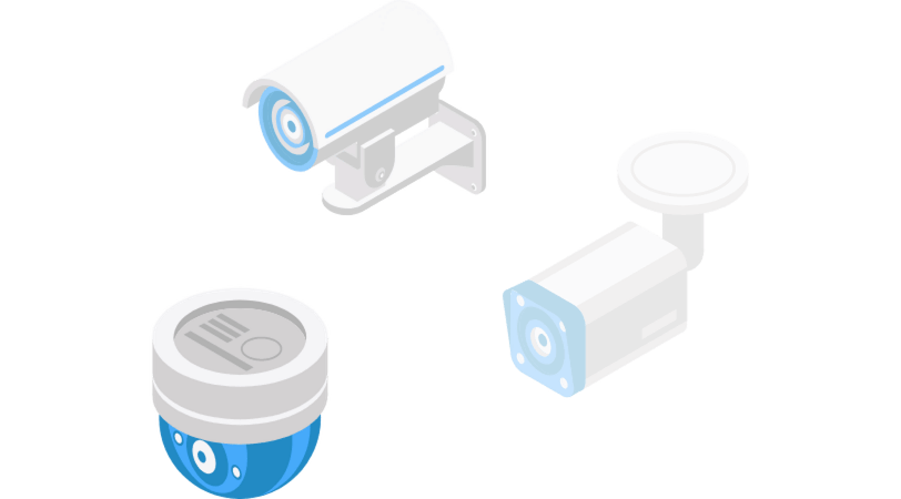 Access control cameras